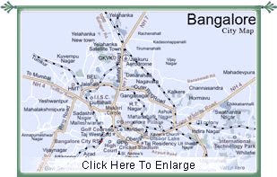 Map of Bangalore